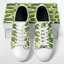 Happy Pickle Low Top Sneakers – Cute Pickle Canvas Shoes - Encore2woW 5 / M 3