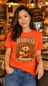 Harvest Blessings Psalm 126:5 Christian Fall T-Shirt Thanksgiving - Encore2woOrangeS