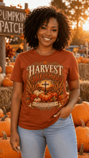 Harvest Blessings Psalm 126:5 Christian Fall T-Shirt Thanksgiving - Encore2woAutumnS