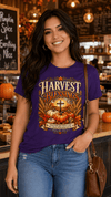Harvest Blessings Psalm 126:5 Christian Fall T-Shirt Thanksgiving - Encore2woTeam PurpleS