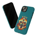 He Is Risen Christian Cross Phone Case for iPhone 15 & Samsung S23 - Encore2woiPhone 15 Pro MaxMatte