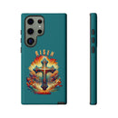 He Is Risen Christian Cross Phone Case for iPhone 15 & Samsung S23 - Encore2woSamsung Galaxy S23 UltraGlossy