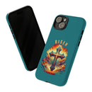 He is Risen Christian Cross Phone Case for iPhone 15 Series and Samsung S23 Series - Encore2woiPhone 15 Pro MaxMatte