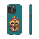 He is Risen Christian Cross Phone Case for iPhone 15 Series and Samsung S23 Series - Encore2woiPhone 15 ProMatte