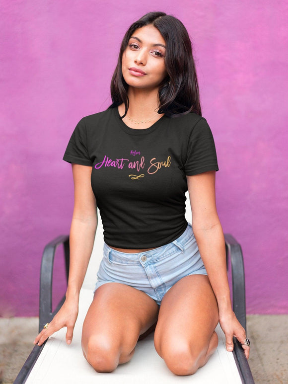 Heart and Soul Unisex Short Sleeve Tee - Encore2woTrue RoyalS