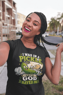 I Was in a Pickle Until God Saved Me T-Shirt | Funny Christian Pickle Faith Tee - Encore2woWhiteS