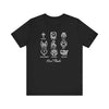 Icons of Faith and Life T-Shirt - Christian Virtues Design - Encore2woBlackS