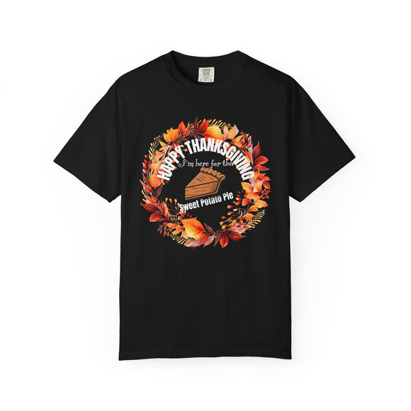 I'm Here for the Sweet Potato Pie Thanksgiving Shirt – Matching Family & Women's Funny Tee | Comfort Colors - Encore2woRedS