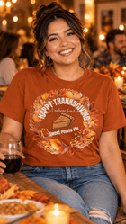 I'm Here for the Sweet Potato Pie Thanksgiving Shirt – Matching Family & Women's Funny Tee | Comfort Colors - Encore2woYamS