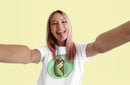 I'm in a Pickle T-Shirt with Woman's Face Inside Dill Pickle - Encore2woYellowS