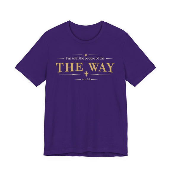 I’m With the People of THE WAY – Acts 9:2 Christian T-Shirt - Encore2woMaroonS