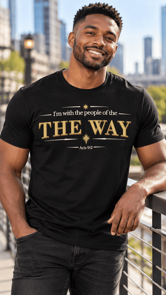 I’m With the People of THE WAY – Acts 9:2 Christian T-Shirt - Encore2woMaroonS