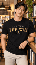 I’m With the People of THE WAY – Acts 9:2 Christian T-Shirt - Encore2woBlackS
