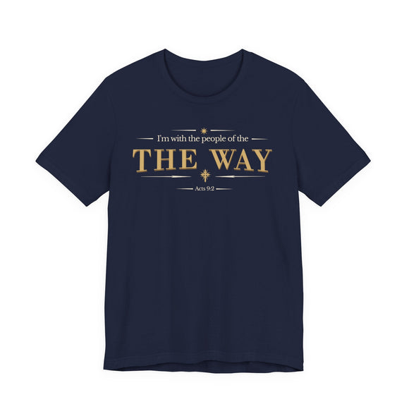 I’m With the People of THE WAY – Acts 9:2 Christian T-Shirt - Encore2woMaroonS