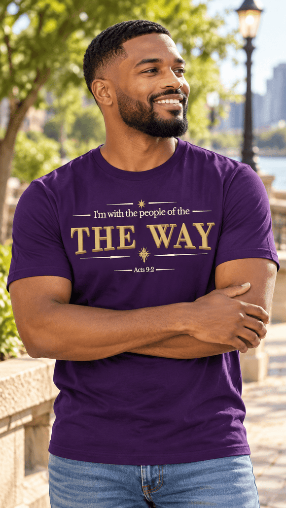 I’m With the People of THE WAY – Acts 9:2 Christian T-Shirt - Encore2woMaroonS
