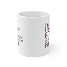 In the Beginning Ceramic Mug - Inspirational Creation Quote - Encore2wo11oz