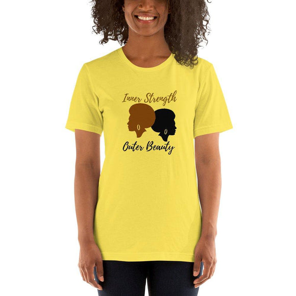 Inner Strength Outer Beauty Short - Sleeve Unisex T-Shirt - Encore2woWhiteXS