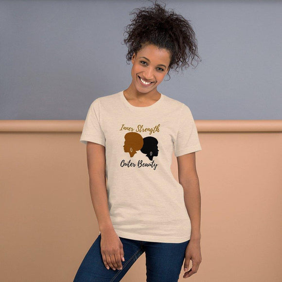 Inner Strength Outer Beauty Unisex T-Shirt - Encore2woHeather DustS