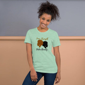 Inner Strength Outer Beauty Unisex T-Shirt - Encore2woHeather Prism MintXS
