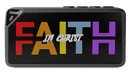 Inspiring "Faith in Christ" Jabbba Bluetooth Speaker - Graceful Sound for Believers - Encore2wo4.25" x 2.25"Black