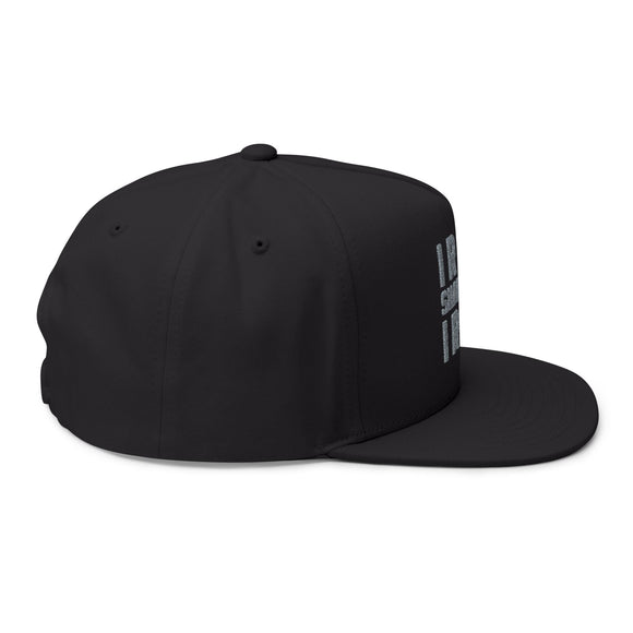 Iron Sharpens Iron Embroidered Flat Bill Cap Proverbs 27:17 Hat - Encore2woOne sizeRed