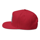 Iron Sharpens Iron Embroidered Flat Bill Cap Proverbs 27:17 Hat - Encore2woOne sizeRed
