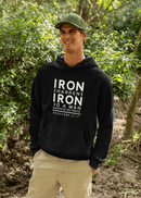 Iron Sharpens Iron Hoodie Proverbs 27 17 Faith Sweatshirt - Encore2woPurpleS