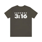 John 3:16 Support Unisex T-Shirt - Encore2woArmyXS