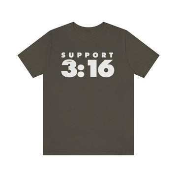 John 3:16 Support Unisex T-Shirt - Encore2woArmyXS
