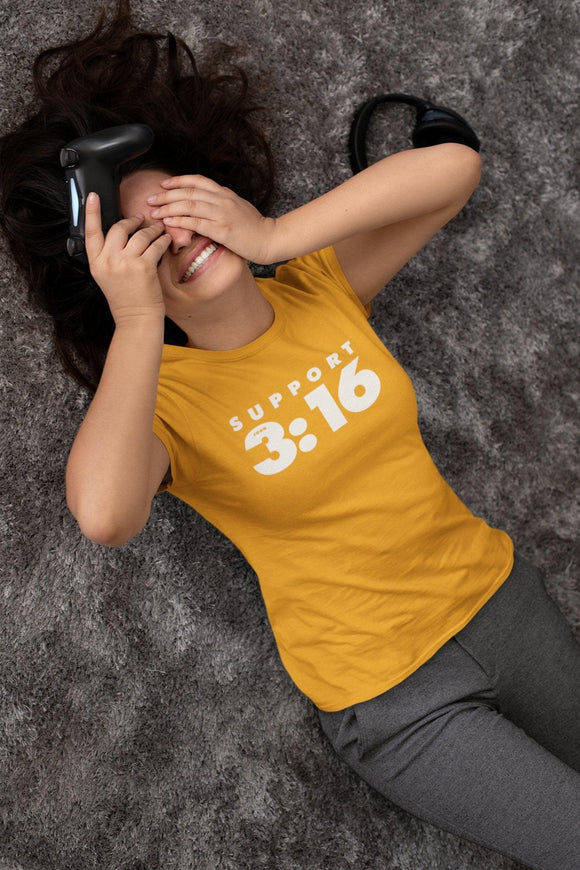 John 3:16 Support Unisex T-Shirt - Encore2woRedXS
