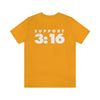 John 3:16 Support Unisex T-Shirt - Encore2woGoldXS