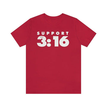 John 3:16 Support Unisex T-Shirt - Encore2woRedXS