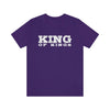 King of Kings Bold Lettered Unisex Tee - Encore2woTeam PurpleS