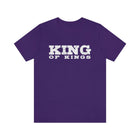 King of Kings Bold Lettered Unisex Tee - Encore2woTeam PurpleS