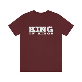King of Kings Bold Lettered Unisex Tee - Encore2woMaroonS
