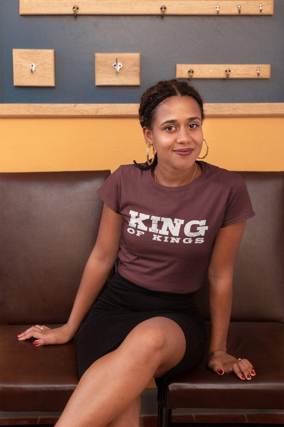 King of Kings Bold Lettered Unisex Tee - Encore2woBlackS