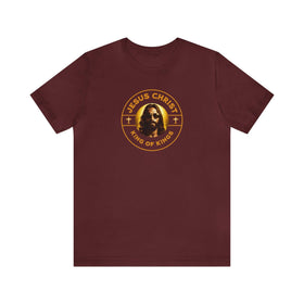 King of Kings T-Shirt with Jesus Sunglasses Design - Encore2woMaroonS