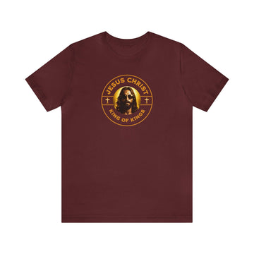 King of Kings T-Shirt with Jesus Sunglasses Design - Encore2woMaroonS