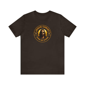 King of Kings T-Shirt with Jesus Sunglasses Design - Encore2woBrownS