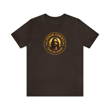 King of Kings T-Shirt with Jesus Sunglasses Design - Encore2woBrownS