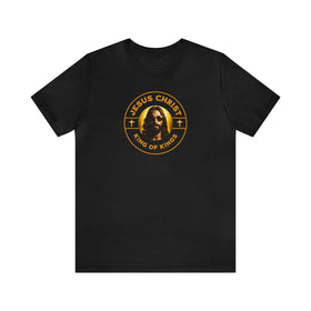 King of Kings T-Shirt with Jesus Sunglasses Design - Encore2woBlackS