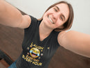 Laugh Every Hour Smiley Face T-Shirt – Spread Joy & Positivity - Encore2woWhiteS