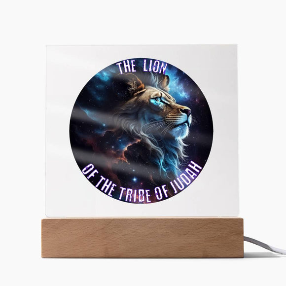 Lion of the Tribe of Judah Acrylic Plaque - Encore2woAcrylic Square with LED Base