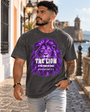 Lion of the Tribe of Judah Christian T-Shirt | Revelation 5:5 | Comfort Colors 1717 - Encore2woSGraphite