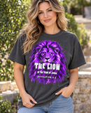 Lion of the Tribe of Judah Christian T-Shirt | Revelation 5:5 | Comfort Colors 1717 - Encore2woSNavy
