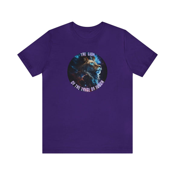 Lion of the Tribe of Judah Christian T-Shirt - Encore2woTeam PurpleS