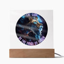 Lion of the Tribe of Judah Plaque | Acrylic Square Art | Inspirational Decor - Encore2woAcrylic Square with LED Base