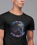 Lion of the Tribe of Judah T-Shirt | Biblical Inspiration Tee | Christian Apparel - Encore2woBlackS