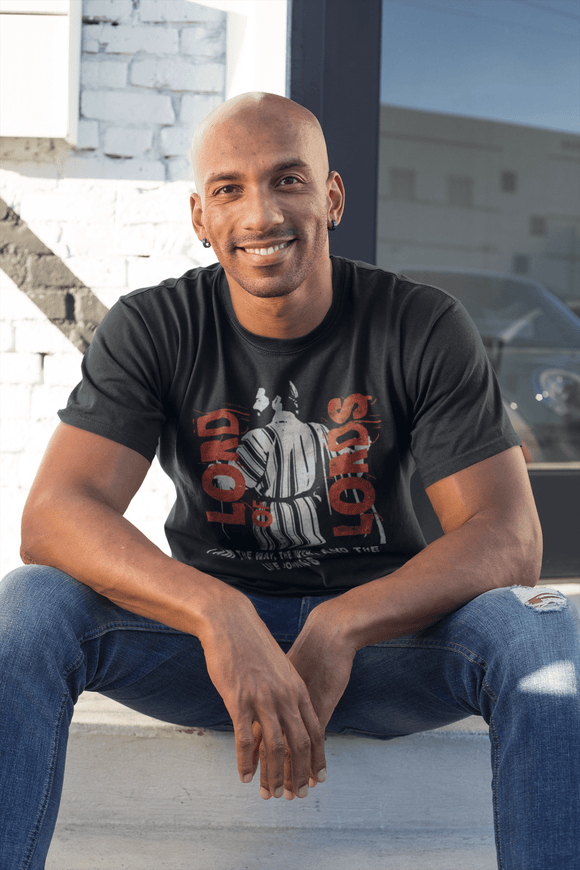 Lord of Lords Jesus T-Shirt with John 14:6 Scripture - Encore2woBlackS
