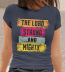 Lord Strong and Mighty Christian Hoodie Psalm 24:8 Faith Streetwear - Encore2woNavyS